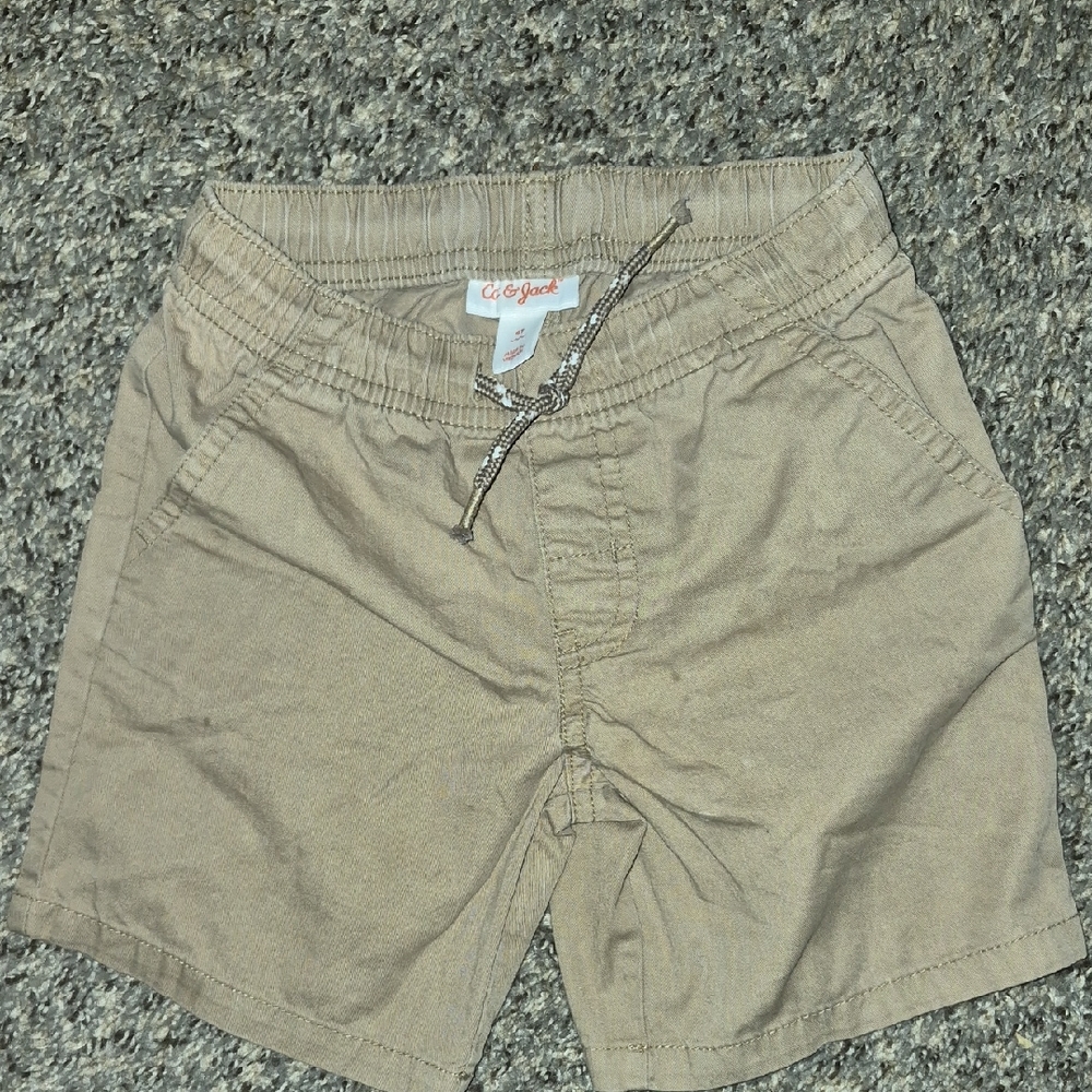 Cat & Jack Khaki Shorts with Drawstring